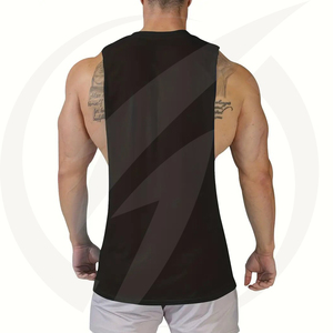 OEM/ODM 2023 Chaleco de gimnasio para hombre Logotipo personalizado Camiseta sin mangas de culturismo Tarifa al por mayor para ropa de ejercicio - Product Image 2