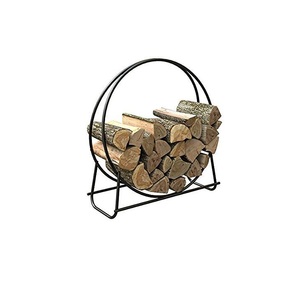 Recién llegado, soporte de troncos de Metal decorativo y estético de diseño Premium para casa, jardín, soporte rústico de leña de Metal - Product Image 1
