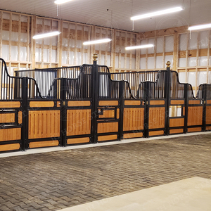 Tuyau de sécurité <span class=keywords><strong>en</strong></span> bambou carbonisé <span class=keywords><strong>en</strong></span> gros Taille personnalisée Stalles de <span class=keywords><strong>chevaux</strong></span> Fronts Boîtes à <span class=keywords><strong>chevaux</strong></span> - Product Image 1