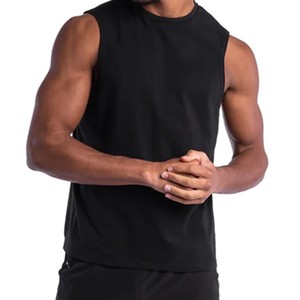 Men <b>tank</b> <b>top</b> Men's <b>Black</b> Sleeveless <b>Tank</b> <b>Top</b> O-Neck Casual Knitted Breathable Solid Color Polyester Vest affordable men <b>tank</b> <b>top</b> - Product Image 1