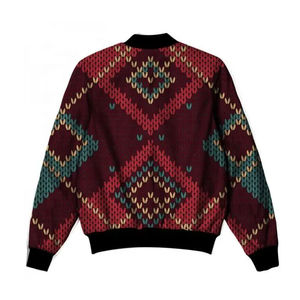 Chaqueta Bomber Unisex de Alta Calidad para Sublimación, Manga Larga, Estilo Urbano con Cremallera, Tejido Cortavientos con Estampado - Product Image 6