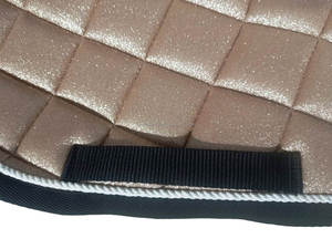 English Glitter Saddle <b>Pad</b> Combo Set Outsell Poly Cotton <b>Foam</b> 18mm Filling Lining Cotton Full-Cob-Pony Wholesale Selling Prices - Product Image 3