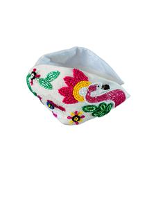 Elegant Multi Color Beaded Hairbands Premium Quality Soft Silk Material Girls Trendy Sports Casual Chic Custom Size <b>Headbands</b> - Product Image 6