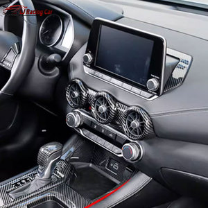 Cubiertas Decorativas para Rejillas de Ventilación de Aire Acondicionado Delanteras, Estilo Fibra de Carbono ABS, para <span class=keywords><strong>Nissan</strong></span> Sunny Sylphy Sentra S Sv B18 2020-2023 - Product Image 2