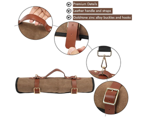 Siêu chất lượng da Dao Chủ cuộn túi cho đầu bếp chuyên nghiệp bền và trọng lượng nhẹ giá tốt nhất từ Ấn Độ - Product Image 4