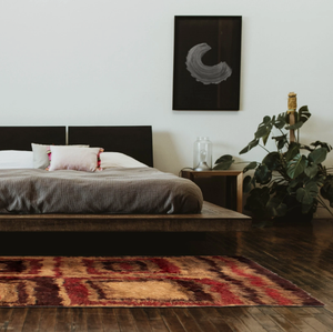 Handmade Luxury hand knotted multicolor Area Rug Modern Knots block Design for Living room hotel office commercial home - Product Image 2