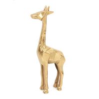 Sculpture d'éléphant en aluminium coulé de haute qualité sur mesure pour la décoration de la maison ou de la décoration de table de baptême avec finition dorée
