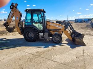 Equipo de construcción Mini 4x4 Wheel Loader Case 580SN Retroexcavadora a la venta - Product Image 2