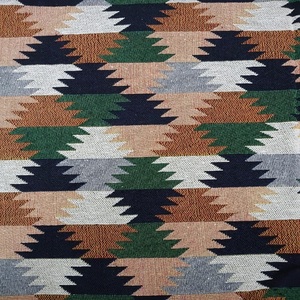 Hilo de urdimbre para mujer de alta calidad teñido Jacquard logotipo personalizado impresión gran capacidad bolso de tela de algodón al por mayor bolso tejido - Product Image 4