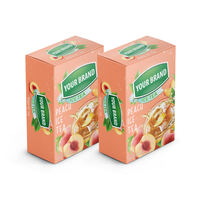 Fabrieksprijs Instant Zwart Theepoeder Gemengd Ijs Thee Perzik Eten En Drinken Theedranken Instant Drank Poeder Drank Mix