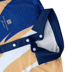 Camisa Casual de Manga Corta para Hombre con Estampado Personalizado, Tejido de Punto Elástico en 4 Direcciones, Secado Rápido, para Golf, OEM/ODM de Vietnam, Venta al Por Mayor, Pedidos al Por Mayor - Product Image 4