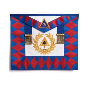 ผ้ากันเปื้อน Royal Arch Mason | ผ้ากันเปื้อนหนังแกะทำด้วยมือพร้อมสัญลักษณ์ปัก | พรีเมี่ยมออกแบบได้ตามต้องการ - Product Image 4