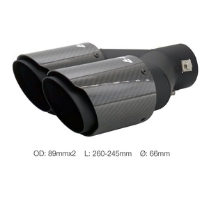 Terminal redondo de 66 mm con doble desplazamiento, de carbono y acero - Product Image 1