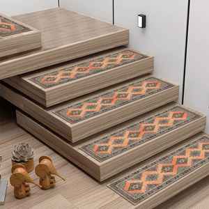 Tapis imprimé : Tapis de sol personnalisé vintage lavable, tapis d'entrée - Product Image 4