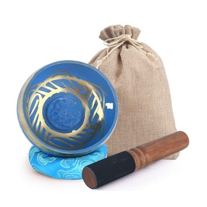 Cuencos tibetanos personalizados, Material de latón pulido para curación de sonido, cuencos decorativos de meditación de estilo religioso - Product Image 3
