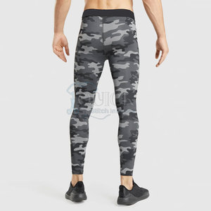Leggings para Hombre con Logotipo Personalizado, Transpirables, de Secado Rápido, Cintura Elástica, Spandex/Poliéster, Servicio OEM, Precio Razonable en Venta - Product Image 2
