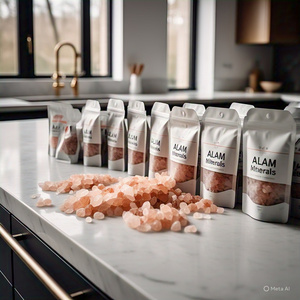 Asegurado por HACCP Sal del Himalaya Rosa orgánica Granos finos y gruesos Embalaje personalizado para cocinar Vitaminas y Minerales Complejos - Product Image 3