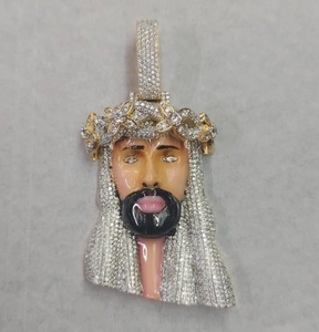 สำหรับทุกเพศสไตล์ฮิปฮอปแร็ปเปอร์สีทองประดับเพชรโมอิสซาไนท์หน้าปัดสแตนเลสผลิตในอินเดีย - Product Image 2