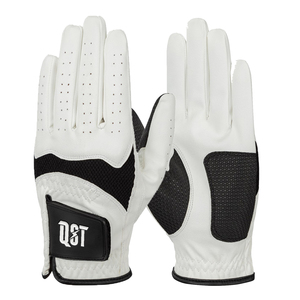 Guantes de Golf QST para Hombre, Mano Izquierda, Suaves y Transpirables, de Piel de Oveja Genuina, Antideslizantes, con Logotipo Personalizado OEM, Deportivos - Product Image 2