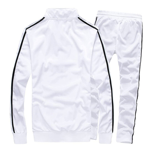 Vente en gros d'usine de vêtements de sport coupe-vent 100% en polyester pour hommes, survêtement 2 pièces, ensembles de fitness, sport de haute qualité - Product Image 5