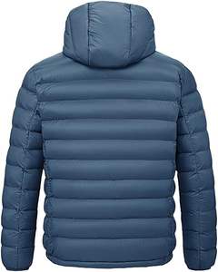 Chaqueta de Plumón de Secado Rápido de Alta Calidad con Estilo Personalizado para Hombre 2025, Cuello Alto, Logotipo Frontal, Ecológica, Transpirable, Mangas Largas para Invierno - Product Image 2