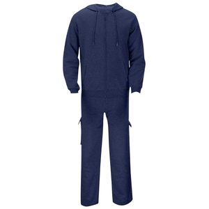 Ensembles pantalons de survêtement et jogger à impression personnalisée sweat à capuche double couche zippé survêtements hommes et femmes survêtements sweat à capuche zippé ensemble 2 pièces - Product Image 5