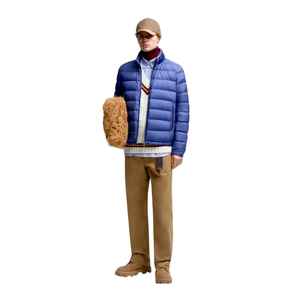 Veste bouffante de haute qualité personnalisée étanche à l'eau/au vent décontracté tendance Style fermeture à glissière toutes saisons unisexe - Product Image 4