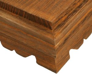 Risers en bois présentoir à gâteau carré ferme Riser pour décor bois piédestal Stand Risers 8 W x 8 - Product Image 6