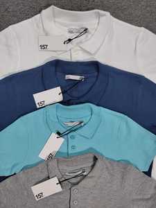 Vente en gros – Nouveau design personnalisé – T-shirt décontracté pour garçons, col en V, 100 % coton tricoté, manches courtes, coupe ajustée, écologique et respirant - Product Image 5