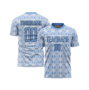 Vêtements de football personnalisés en gros pour enfants, haut en polyester avec logo et nom du club imprimés par sublimation, taille adulte, OEM - Product Image 5