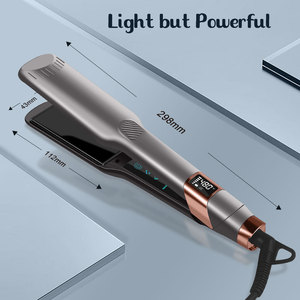 เครื่องหนีบผมและไดร์เป่าผม 2 in 1 แผ่นเซรามิก ร้อนเร็ว หน้าจอ LED ใช้ได้ทั้งผมเปียกและผมแห้ง - Product Image 3