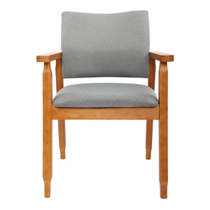 Silla de Oficina Ejecutiva Moderna con Estructura de Madera, Altura Ajustable Manualmente, Movimiento Oscilante, para Uso en Interiores y Exteriores - Product Image 2