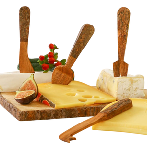 Ensemble d'outils à fromage en bois Distributeur de fromage en gros avec boîte-cadeau pour un usage quotidien à la maison et à la fête - Product Image 2