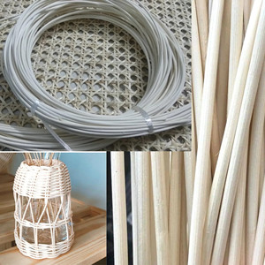 Natural <b>Rattan</b> Round Core and Material Raw Wicker <b>Rattan</b> Cane <b>Webbing</b> with Competitive - Product Image 1