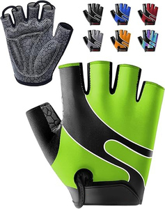 Personnalisé respirant noir tissu extensible à quatre voies dos maille à carreaux vélo VTT moto autres gants de sport - Product Image 3