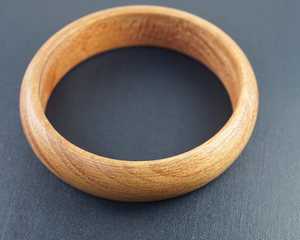 Bracelets en bois Bracelets en bois unis personnalisés enfants unisexe Style Vintage mariages fêtes avec perles diamants - Product Image 3