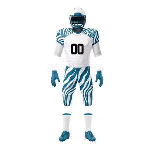 Personnaliser Vêtements de sport unisexe grande taille Haute qualité Uniforme de football américain pour adultes Réversible Respirant 100% polyester Original - Product Image 1