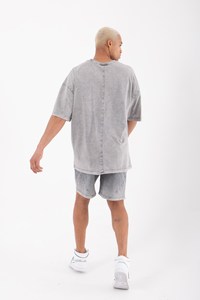 2023 Oversized Drop Shoulder Chest <b>Pocket</b> T-<b>Shirt</b> 100% Cotton Custom Printed Men Casual Urban Streetwear High-Quality OEM Item - Product Image 3