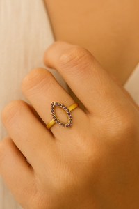 Bague marquise améthyste: pierre de naissance de février en argent sterling faite à la main - Product Image 6