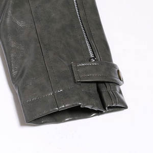 Nueva llegada precio barato calidad superior capucha chaqueta de cuero personalizado hombres moda chaqueta de cuero Pakistán hecho moda chaqueta de cuero - Product Image 6