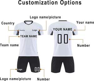 ชุดยูนิฟอร์มฟุตบอลสำหรับคลับเสื้อฟุตบอลพิมพ์ลายซับลิเมชันผ้าโพลีเอสเตอร์ระบายอากาศ - Product Image 3