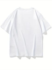 Camiseta de manga corta con cuello redondo para hombre 100% algodón de alta calidad de talla grande 260 gramos peso de tela disponible en diferentes colores - Product Image 2