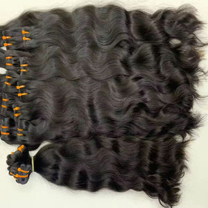 ผมต่อแบบธรรมชาติผมชาวอินเดียแท้ทรงตรงทำจากหนังเทียมแบบสองชั้น - Product Image 1