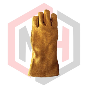 Gants de soudage doublés de Kevlar, coutures en cuir, antistatiques, résistants aux déchirures, 7 oz, sans silicone, sans poudre, personnalisables - Product Image 3