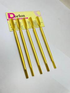 Best Selling Professional Spoon Shaped Flat Sided <b>Nail</b> <b>Cuticle</b> <b>Pusher</b> Double Sided Gold Plated <b>Cuticle</b> <b>Pusher</b> - Product Image 3