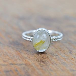 925ตั้งขอบพลอยซิทรีนธรรมชาติของผู้หญิงแหวนแต่งงานเงินสเตอลิงสำหรับงานเลี้ยงและของขวัญหมั้นขายส่งจำนวนมาก - Product Image 2