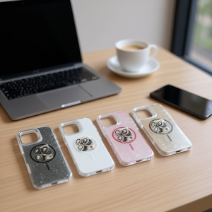 Funda para Teléfono Móvil S24/S25 Plus con Protección Total, Diseño Brillante de Doble Material para Lente, con Soporte Integrado - Product Image 2