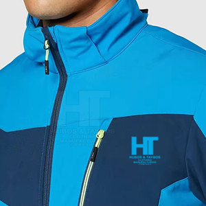 Chaqueta Softshell para hombre, novedad en venta al por mayor, cuello levantado, logotipo frontal, con capucha, transpirable, respetuoso con el medio ambiente, ropa de calle de calidad superior - Product Image 3