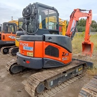 Mesin ekskavator Hitachi ZX50U/bekas kualitas tinggi asli hitachi 50 penggali untuk dijual 5 ton ekskavator