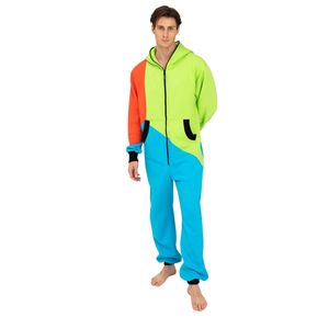 Men's Lightweight Breathable Polyester/Cotton Hooded Long Sleeve <b>Onesie</b> Jumpsuit For Winter Casual Romper Sleepwear Men <b>Onesie</b> - Product Image 1